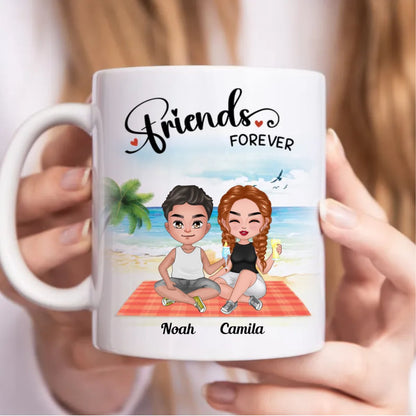 Friends - Friends Forever - Personalized Mug (BB) - Makezbright Gifts