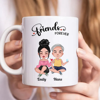 Friends - Friends Forever - Personalized Mug (TB) - Makezbright Gifts