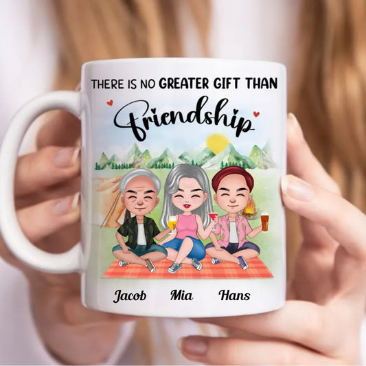 Friends - There Is No Greater Gift Than Friendship - Personalized Mug (AA) - Makezbright Gifts