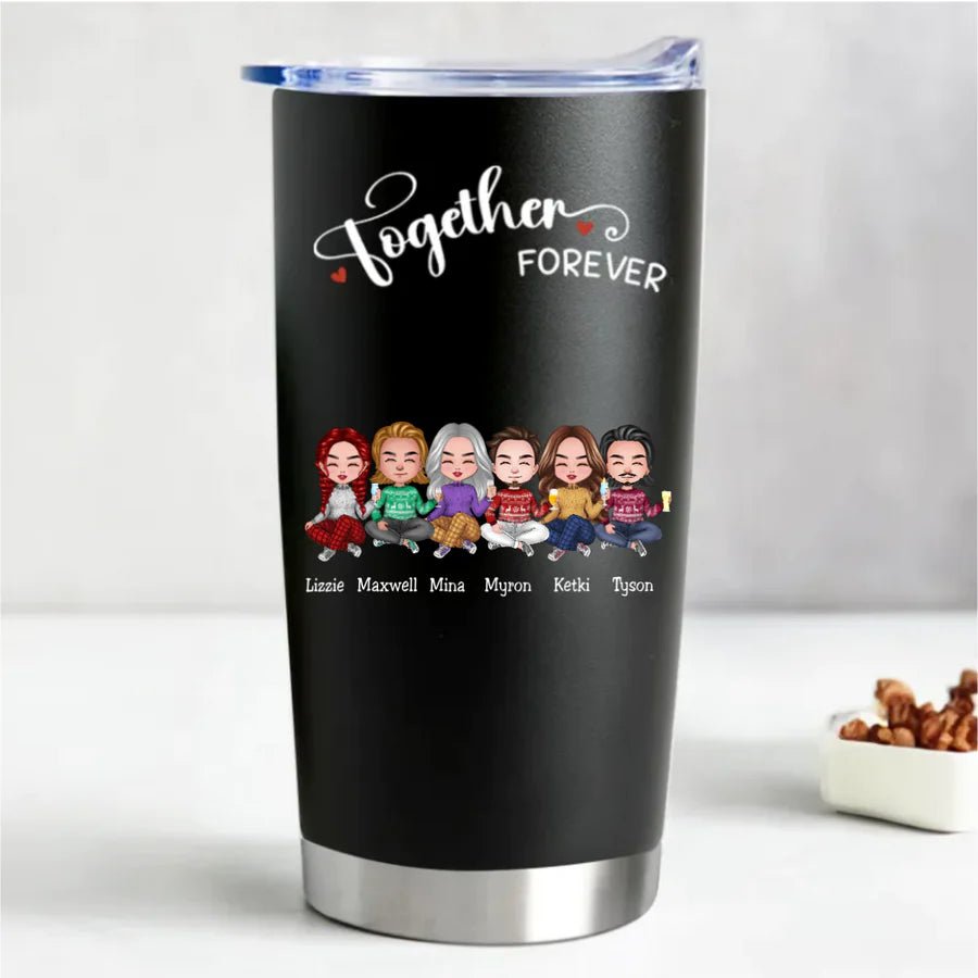 Friends - Together Forever - Personalized Tumbler (BL) - Makezbright Gifts