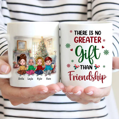 Friendship - There Is No Greater Gift Than Friendship - Personalized Mug - Makezbright Gifts