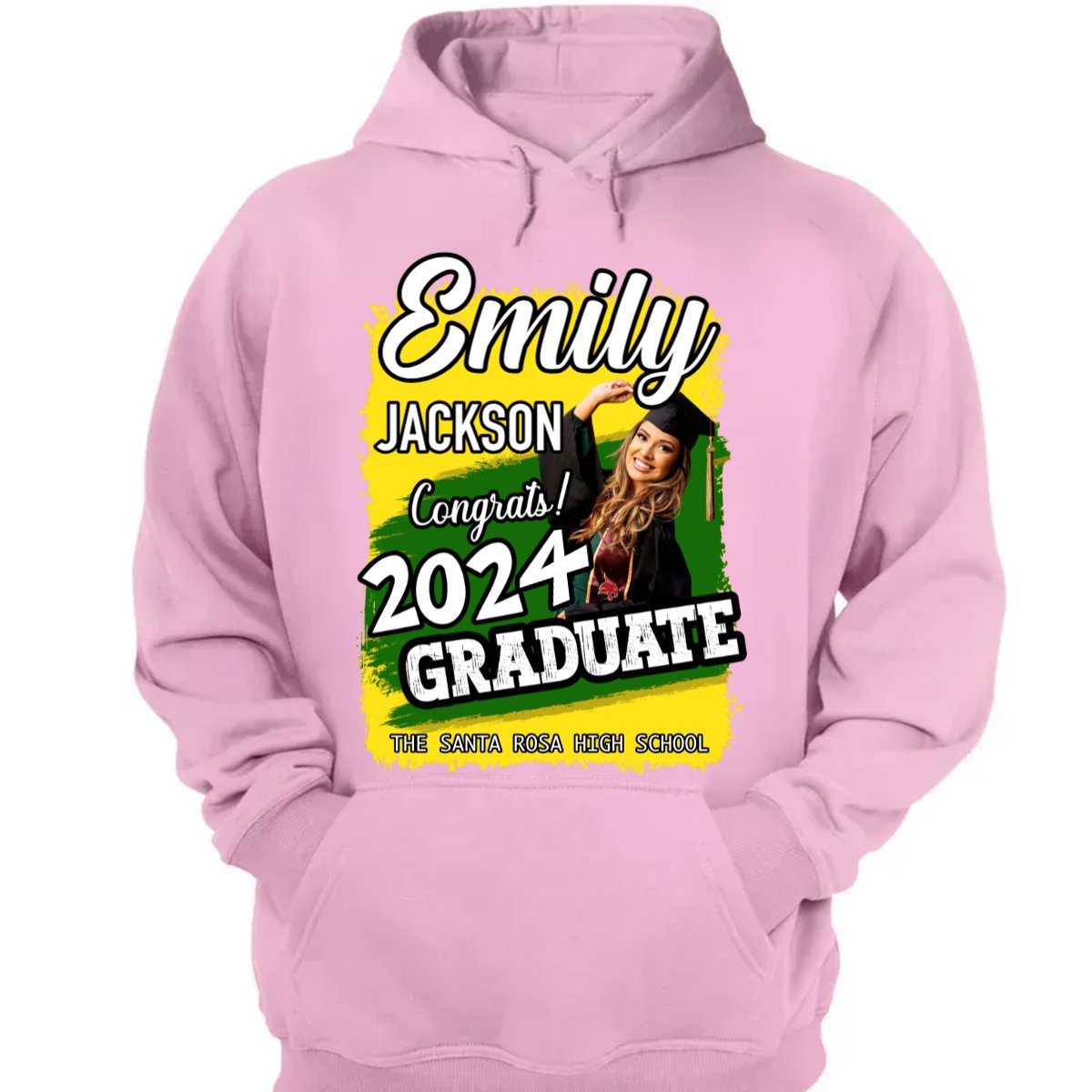 Graduation - Custom Photo Congrats 2024 Graduation - Personalized Unisex T - Shirt - Makezbright Gifts