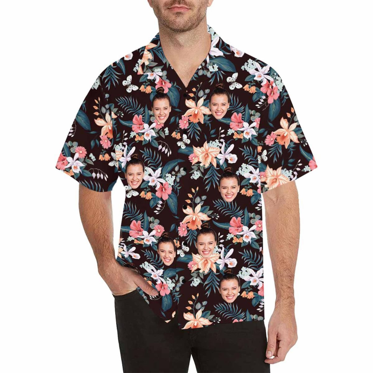 Hawaii - Custom Face Hawaiian Shirts - Personalized Short (LH7) - Makezbright Gifts