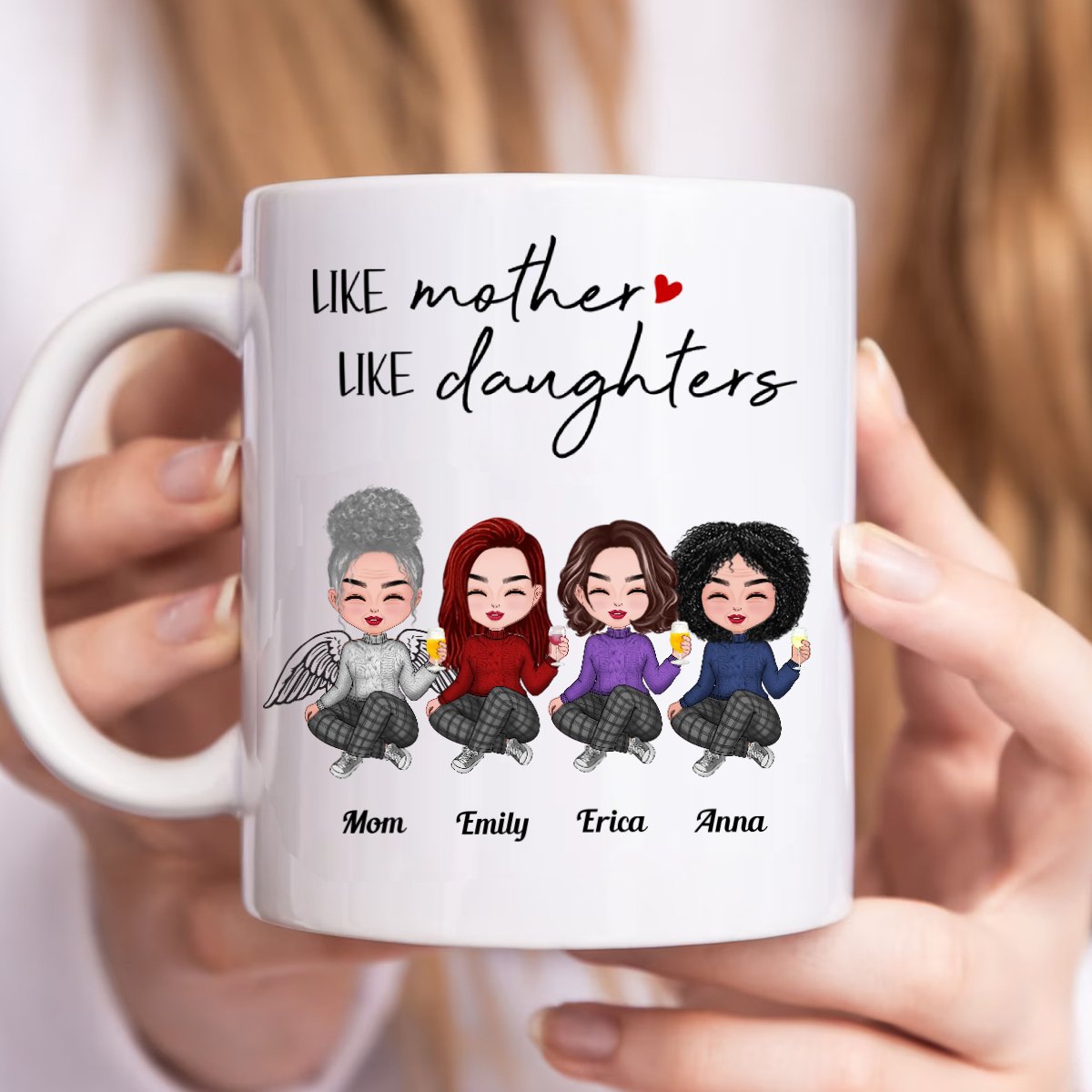 Like Mother Like Daughters - Personalized Mug (NN) - Makezbright Gifts