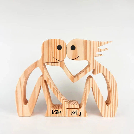 MakeZBright Wood Couple - Makezbright Gifts