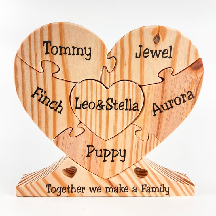 MakeZBright Wood Heart - Makezbright Gifts