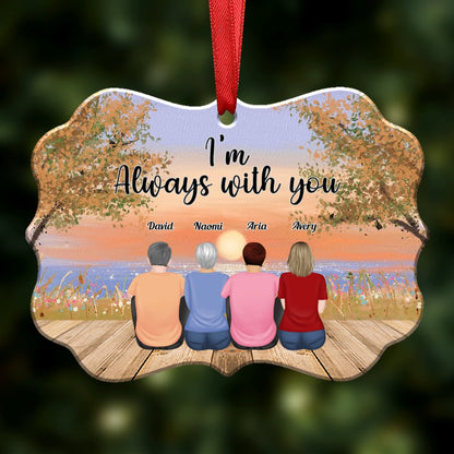 Memorial Gift - I Am Always With You - Personalized Ornament - Makezbright Gifts