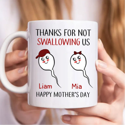 Mother - Happy Mother's Day - Personalized Mug - Makezbright Gifts