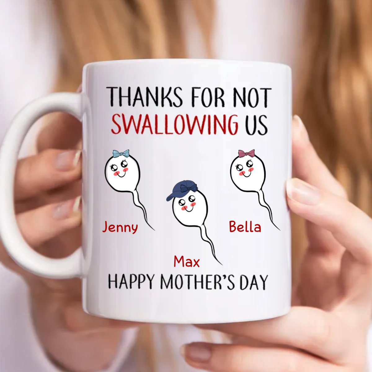 Mother - Happy Mother's Day - Personalized Mug - Makezbright Gifts