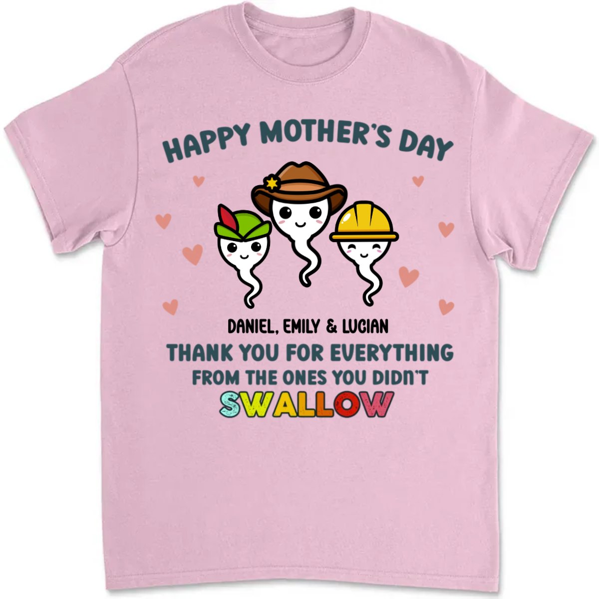 Mother - Thank You Mom For Everything - Personalized Unisex T - Shirt - Makezbright Gifts