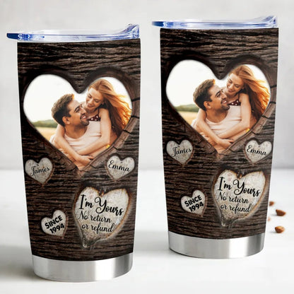 Personalized 20oz Stainless Steel Tumbler - Insulated, Leak Proof, Cup Holder Friendly - Makezbright Gifts