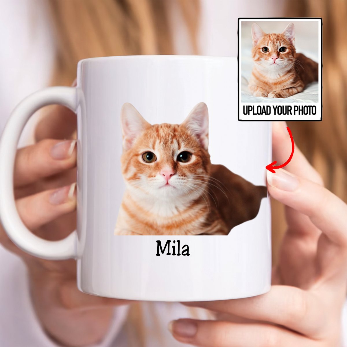 Pet Lovers - Custom Photo My Furreal And Unconditional Love - Personalized Mug - Makezbright Gifts