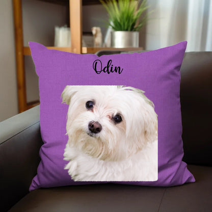 Pet Lovers - Custom Photo - Personalized Pillow - Makezbright Gifts