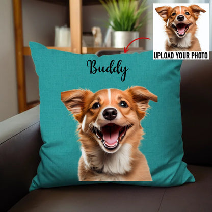 Pet Lovers - Custom Photo - Personalized Pillow - Makezbright Gifts