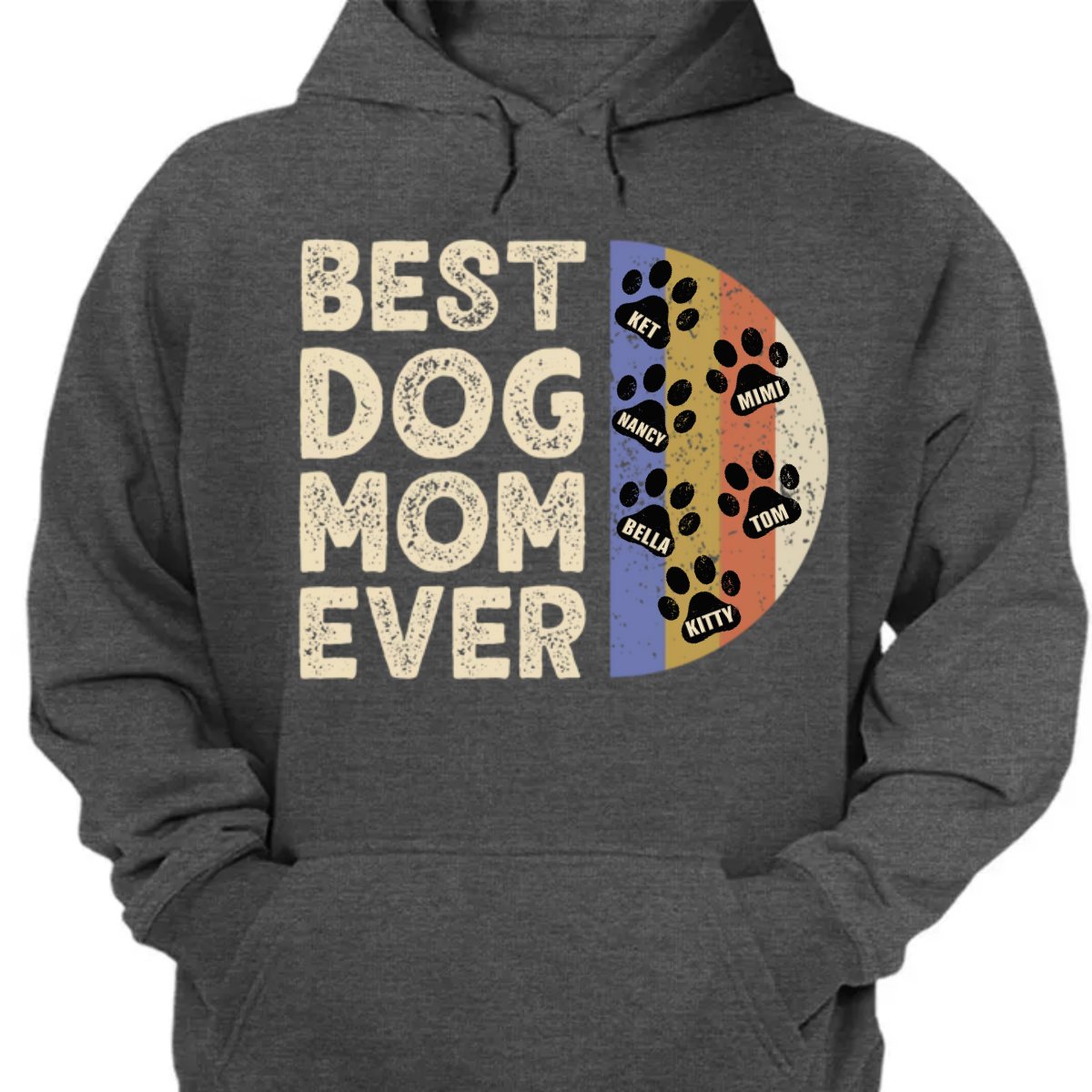 Pet Lovers - Dog Cat Paw Prints - Personalized Unisex T - shirt, Hoodie, Sweatshirt - Makezbright Gifts