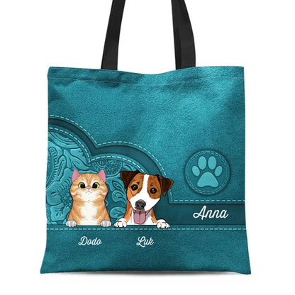 Pet Lovers - Personalized Zippered Canvas Bag - Makezbright Gifts