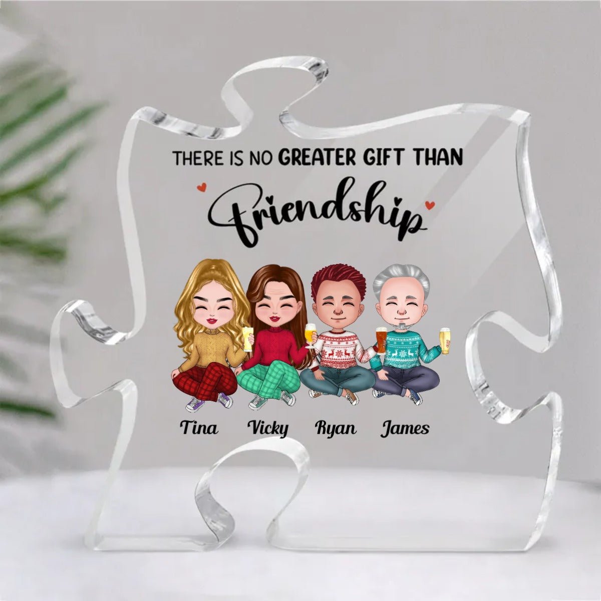 Sisters - Soul Sisters - Personalized Acrylic Plaque - Makezbright Gifts