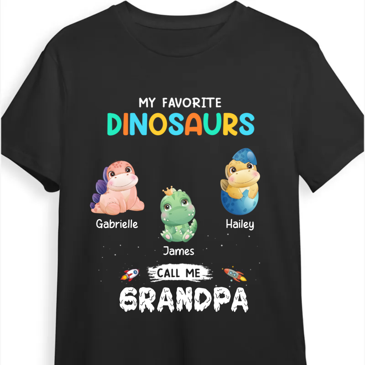 My Favorite Little Monsters Call Me Grandpa - Personalized Unisex T-shirt, Hoodie, Sweatshirt