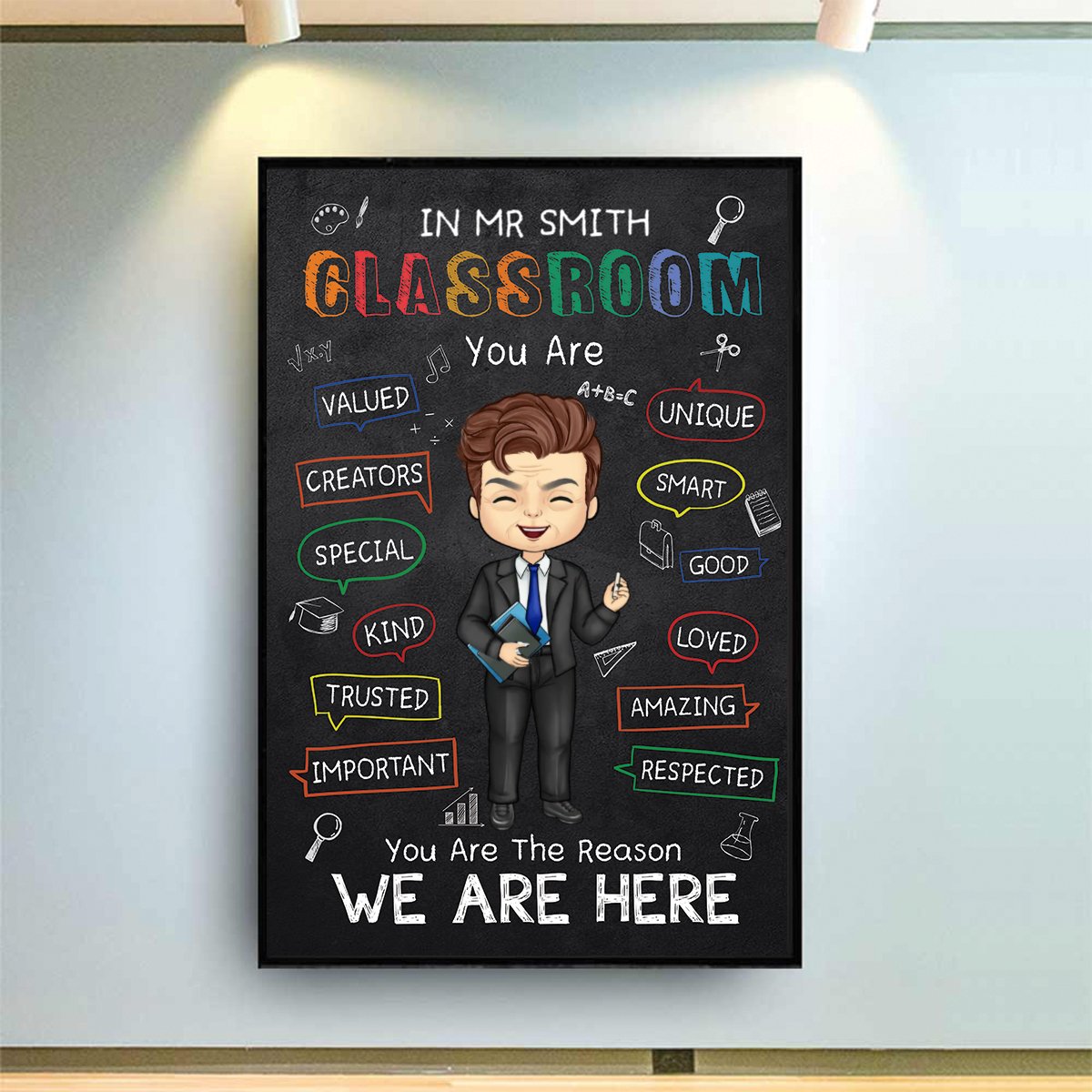 Teacher - In This Classroom You Are - Personalized Poster (TB) - Makezbright Gifts