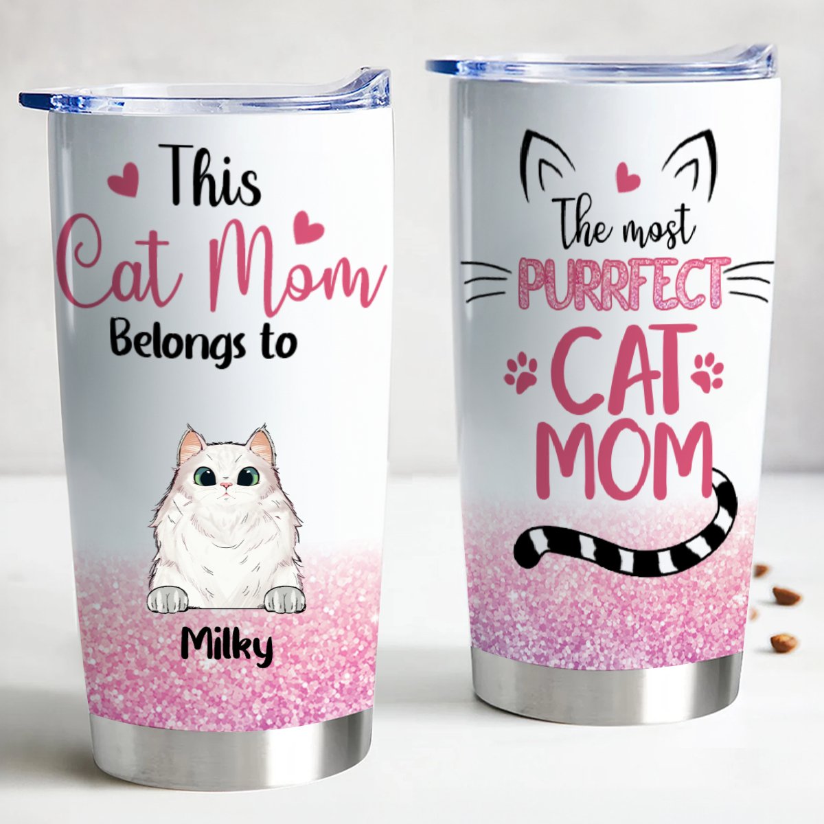 The Ultimate Cat Lover's Insulated Tumbler With Personalized Touch - Makezbright Gifts