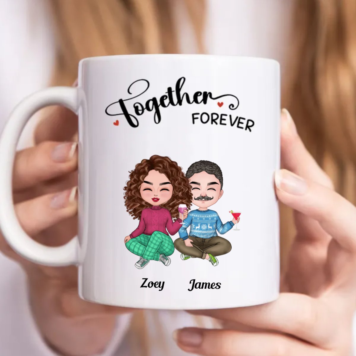 Together Forever - Personalized Mug - Makezbright Gifts