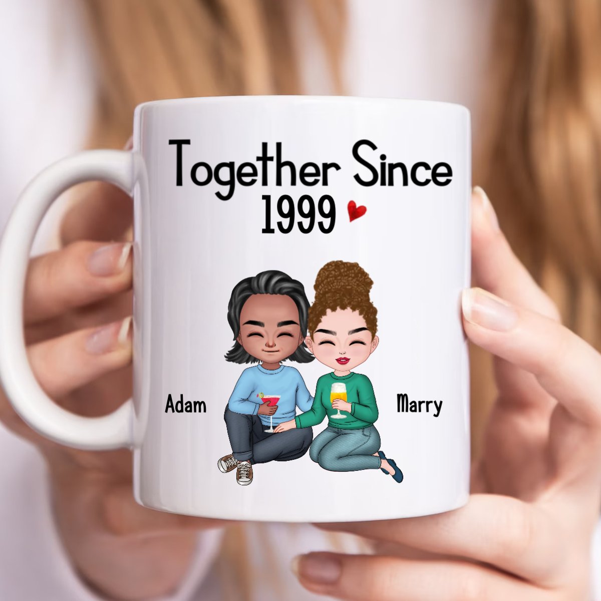 Together Since - Personalized Mug (Ver. 2) - Makezbright Gifts