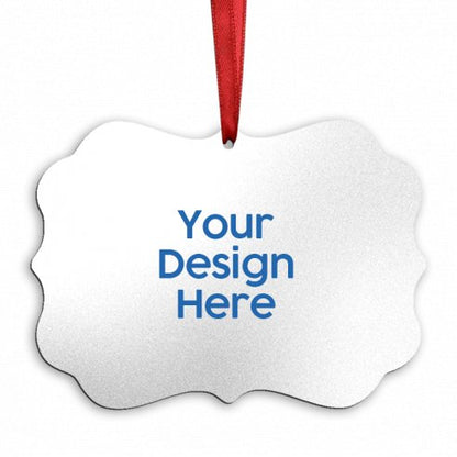 Upload Your Own Design - Personalized Christmas Ornament - Makezbright Gifts