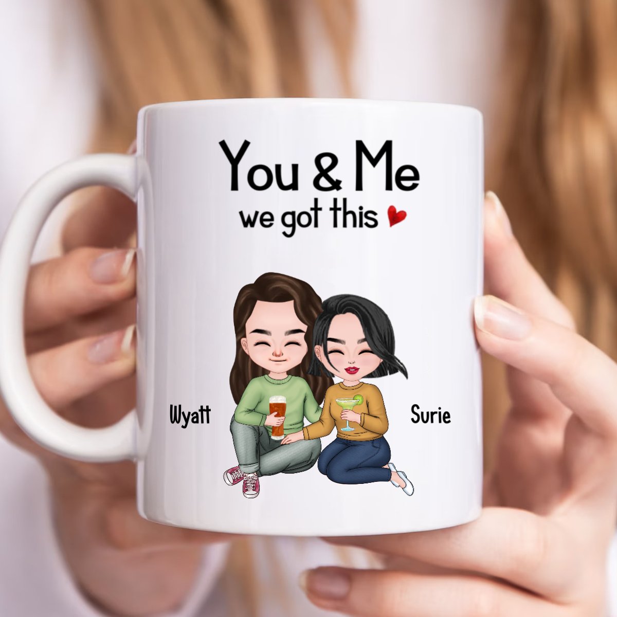 You & Me, We Got This - Personalized Mug - Makezbright Gifts