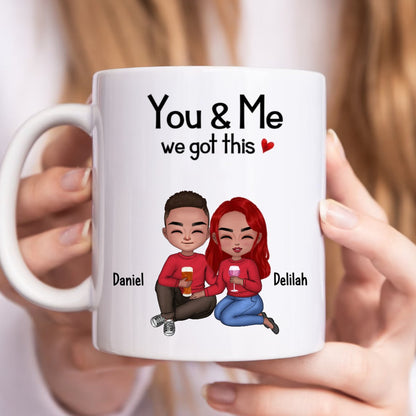 You & Me, We Got This - Personalized Mug - Makezbright Gifts