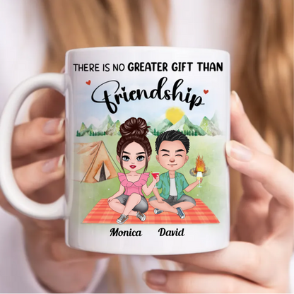 Friends - There Is No Greater Gift Than Friendship - Personalized Mug (AA)